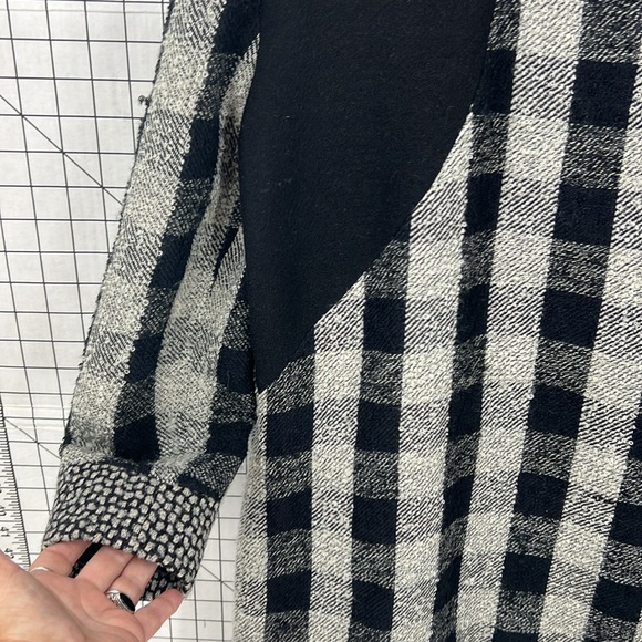 Canvas backs Lutton & horsField vintage check print art wear wool blend blazer M - Picture 13 of 14